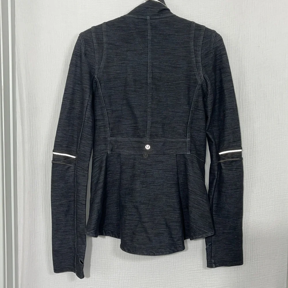 Lululemon Black/Fossil‎ Ride On Blazer Moto Jacket